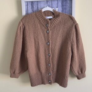 🍁🍂Cozy Tan Sweater with Button Details🍁
